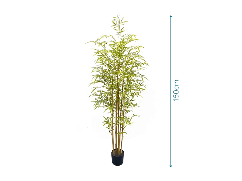 Artificial Bamboo - 150cm with measurements (TZ230701285)