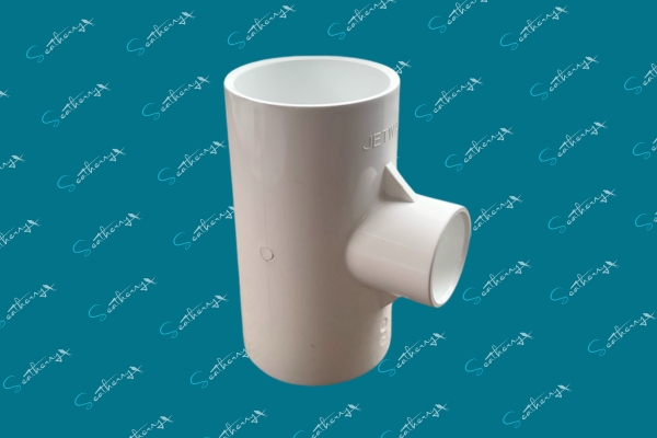 2” to 1” Reducing Tee - UPVC White - Seatherny Outdoor Living