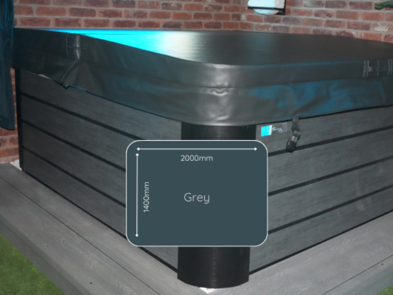 2000mm x 1400mm - Extra Thick Grey