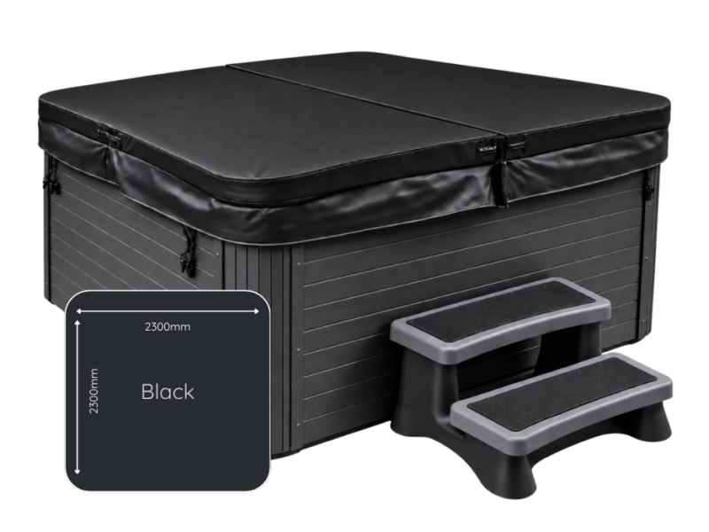 2300mm x 2300mm - Extra Thick Black