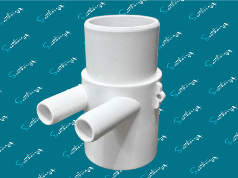 2 SS Manifold - 2x 34 Smooth Barbs (1)