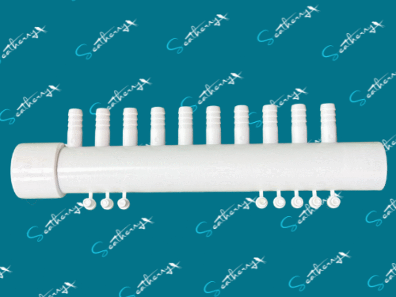 Air Manifold 1 SS X 10 38 Barbed Outlets