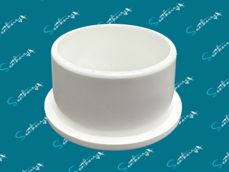 End Cap 1.5 Spigot White