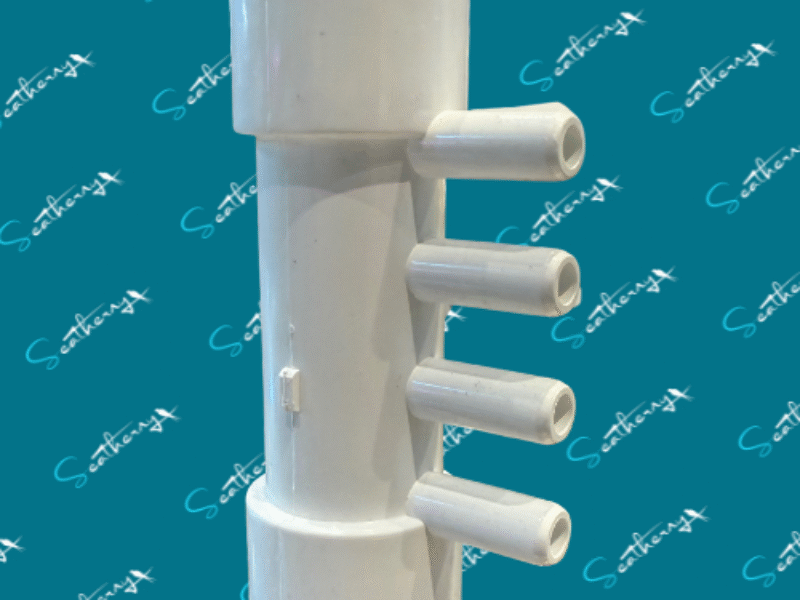 Manifold 1 Socket x Socket with 4 x 38 Smooth Barbs