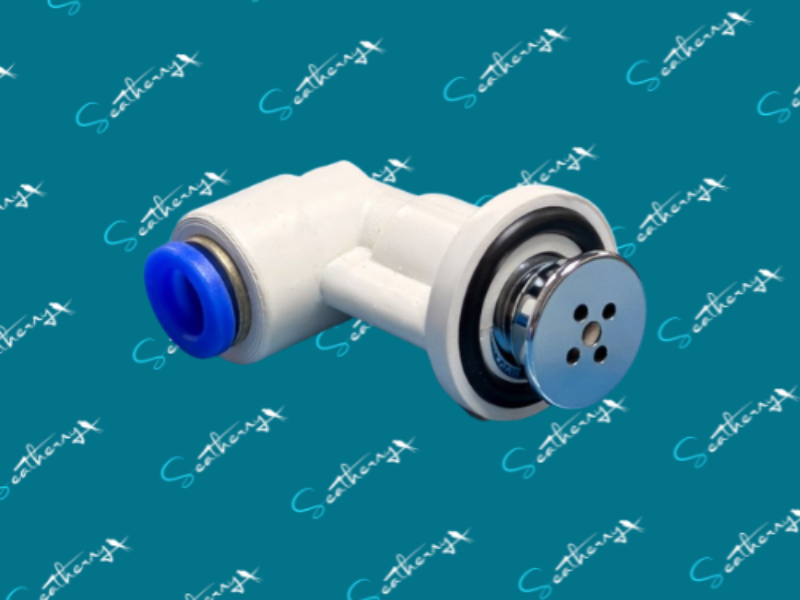 Ice bucket chrome drainair nozzle 8mm pipe